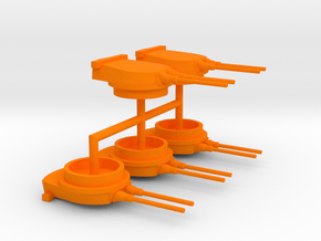 1/600 Tosa Class Main Armament in Orange Smooth Versatile Plastic