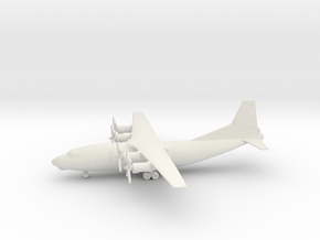 Antonov An-12 in White Natural Versatile Plastic: 1:285 - 6mm