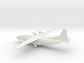 Antonov An-12 in White Natural Versatile Plastic: 1:350