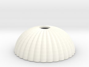 1:72 parachute Fallschirm in White Processed Versatile Plastic