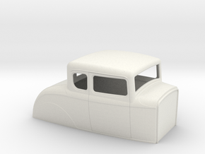 32 Ford 5 Window-1_24_Scale in White Natural Versatile Plastic