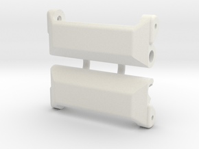 22mm to 18mm strap adapter (polymer) in White Natural Versatile Plastic