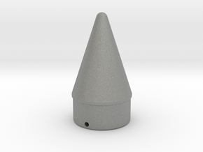 Space Shuttle SRB nose cone-BT60 scale in Gray PA12