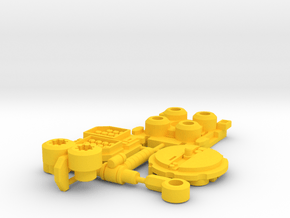 TF Legacy Motormaster Trailer Weapon Kit in Yellow Smooth Versatile Plastic