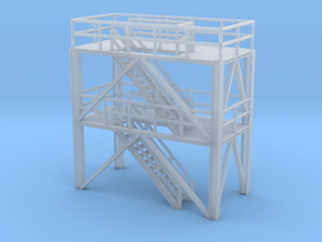 N Scale Refinery Stairs H36 in Tan Fine Detail Plastic