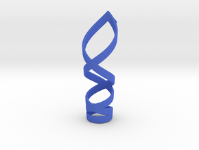 Ribbon Pendant in Blue Smooth Versatile Plastic