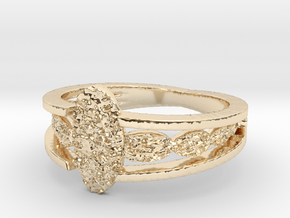 Stóny Nine Circles Cocktail Ring in 9K Yellow Gold : 8 / 56.75