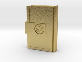 Locked Book  in Natural Brass