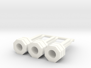 TF Armada 5mm port Handle set  for Naval Commander in White Smooth Versatile Plastic