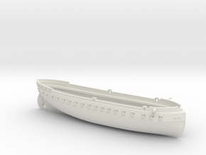 1/600 La Gloire Hull in White Natural Versatile Plastic