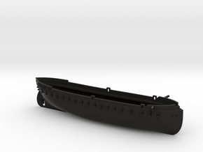 1/600 La Gloire Hull in Black Smooth Versatile Plastic
