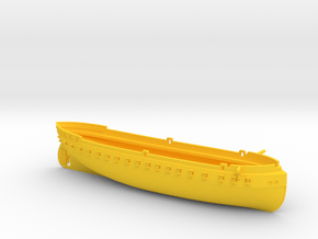 1/600 La Gloire Hull in Yellow Smooth Versatile Plastic