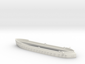 1/350 La Gloire Hull Waterline in White Natural Versatile Plastic