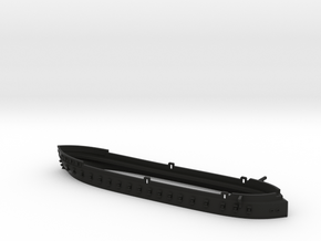 1/350 La Gloire Hull Waterline in Black Smooth Versatile Plastic