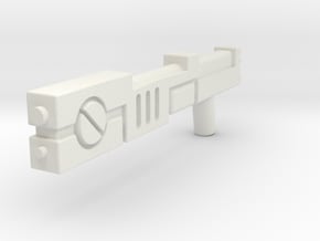 Lego Tau Pulse Rifle in White Natural Versatile Plastic