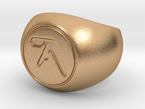 Aphex Twin Ring in Natural Bronze