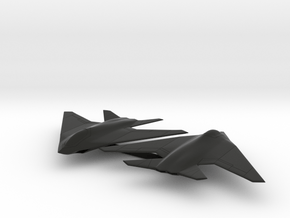 Lockheed A-X Fighter Bomber in Black Premium Versatile Plastic: 6mm