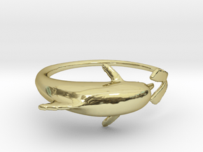 Dolphring in 18K Gold Plated