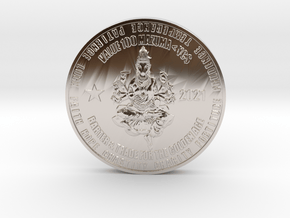 Goddess Varahi Barter & Trade Coin 100 Mazuma Coin in Platinum