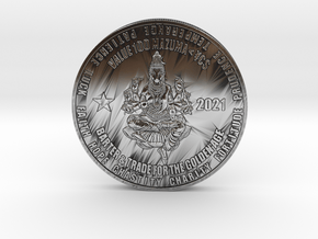 Goddess Varahi Barter & Trade Coin 100 Mazuma Coin in Antique Silver