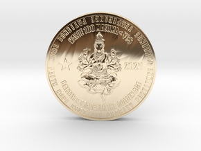 Goddess Varahi Barter & Trade Coin 100 Mazuma Coin in Vermeil