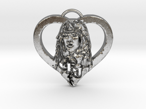 Carly Rae Jepsen Love Pendant in Natural Silver