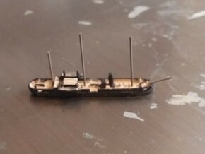 1/1250 Jäger & Chamäleon Class Gunboats in Tan Fine Detail Plastic
