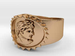 Solar Ring of Apollo (Original) in Polished Bronze: 9.75 / 60.875