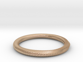 Snake Bracelet_B04 _ Mobius in 9K Rose Gold : Extra Small