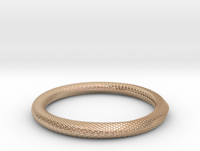 Snake Bracelet_B04 _ Mobius in 9K Rose Gold : Large