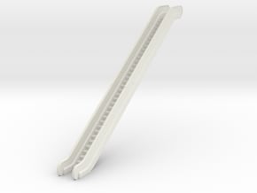 HO Escalator H91 mm in White Natural Versatile Plastic