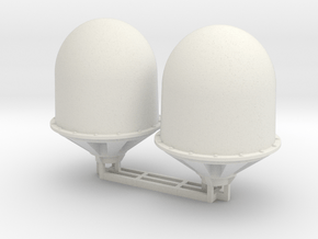 SeaTel 4006 Dome - 1:50 - 2X in White Natural Versatile Plastic
