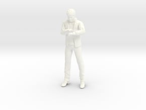 Knight Rider  - Michael Knight - Custom in White Processed Versatile Plastic