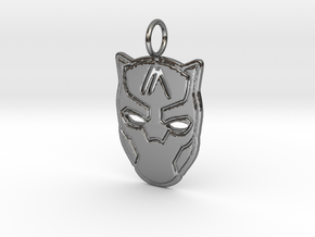 Black Panther M in Fine Detail Polished Silver