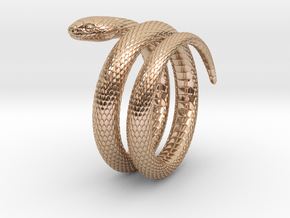 Snake Ring_R01 in 9K Rose Gold : 5 / 49