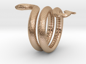 Snake Ring_R02 in 9K Rose Gold : 5 / 49