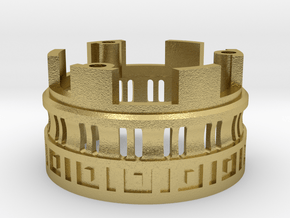 FoV3/4 Hot Chassis Top Accent in Natural Brass