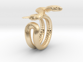 Snake Ring_R03 in 9K Yellow Gold : 5 / 49