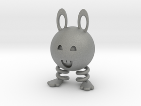 Bunny keychain in Gray PA12