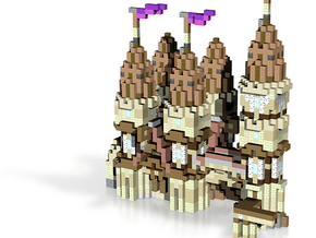 Minecraft Mythic Castle in Natural Full Color Sandstone