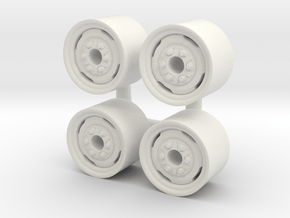 1/64 15in Implement wheel in White Natural Versatile Plastic