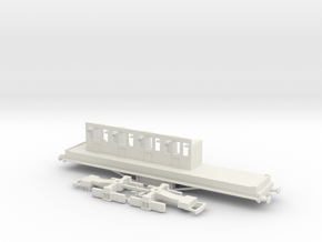 HO/OO NEW Maunsell Brake Chassis Bachmann S1 in White Natural Versatile Plastic