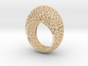 Bague Champagne Bubble in 14k Gold Plated Brass: 5 / 49
