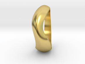 Drift ring in Polished Brass: 8.5 / 58