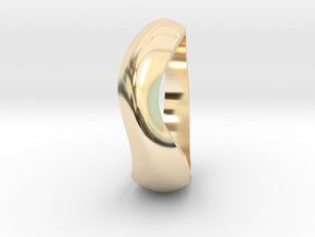 Drift ring in 14k Gold Plated Brass: 8.5 / 58