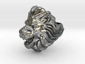 Bague Lion's Pride in Fine Detail Polished Silver: 5 / 49