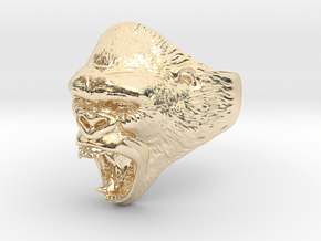 Bague Gorilla Power in 14K Yellow Gold: 5 / 49