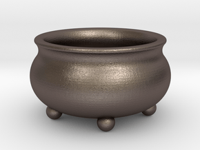 Salt Shaker  in Polished Bronzed-Silver Steel