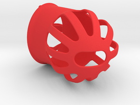 Tube 90mm in Red Smooth Versatile Plastic