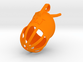 TEST TUBE 64mm x 28,6d in Orange Smooth Versatile Plastic